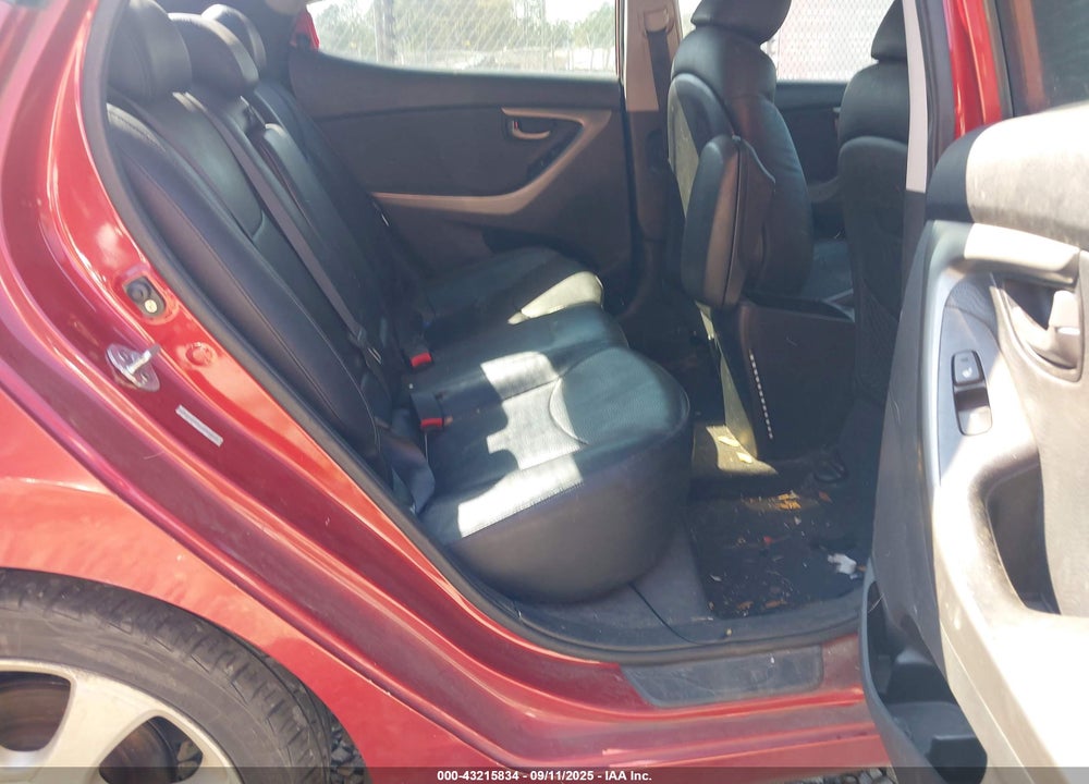 2012 HYUNDAI ELANTRA VIN: KMHDH4AE2CU206389