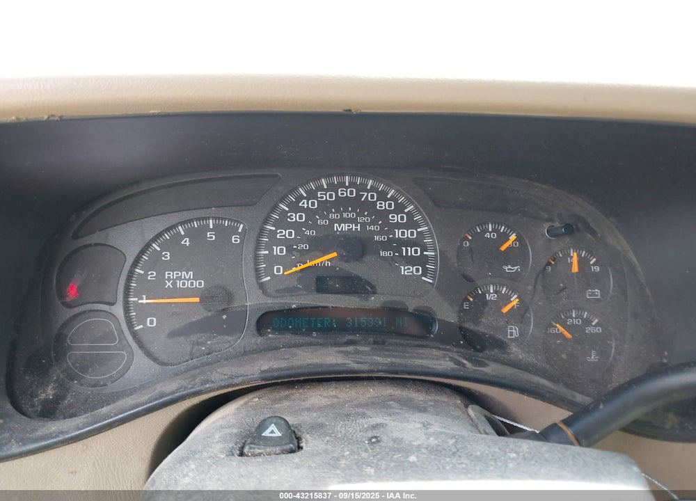 2003 CHEVROLET SUBURBAN 1500 LT VIN: 3GNEC16Z03G293527
