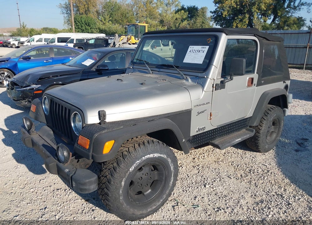 2002 JEEP WRANGLER SPORT VIN: 1J4FA49S62P704565