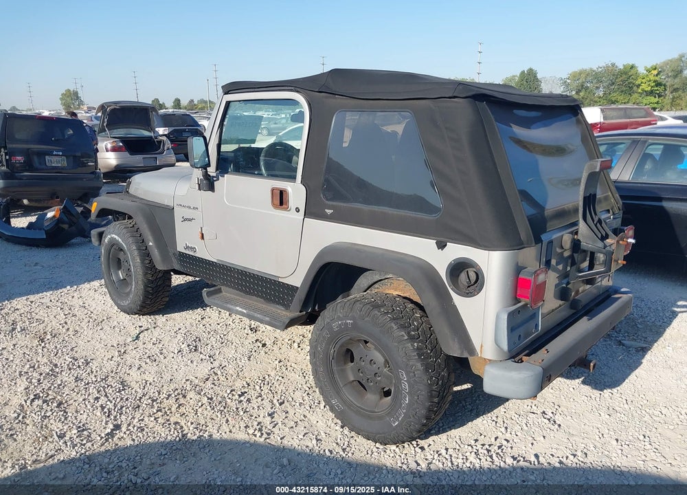 2002 JEEP WRANGLER SPORT VIN: 1J4FA49S62P704565