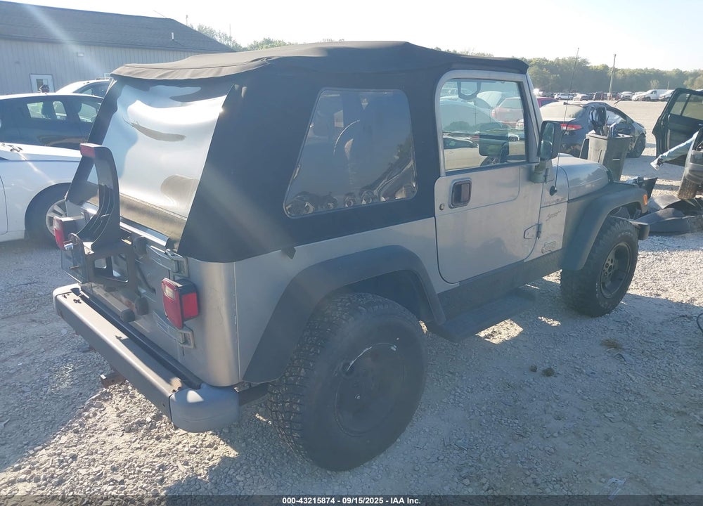 2002 JEEP WRANGLER SPORT VIN: 1J4FA49S62P704565