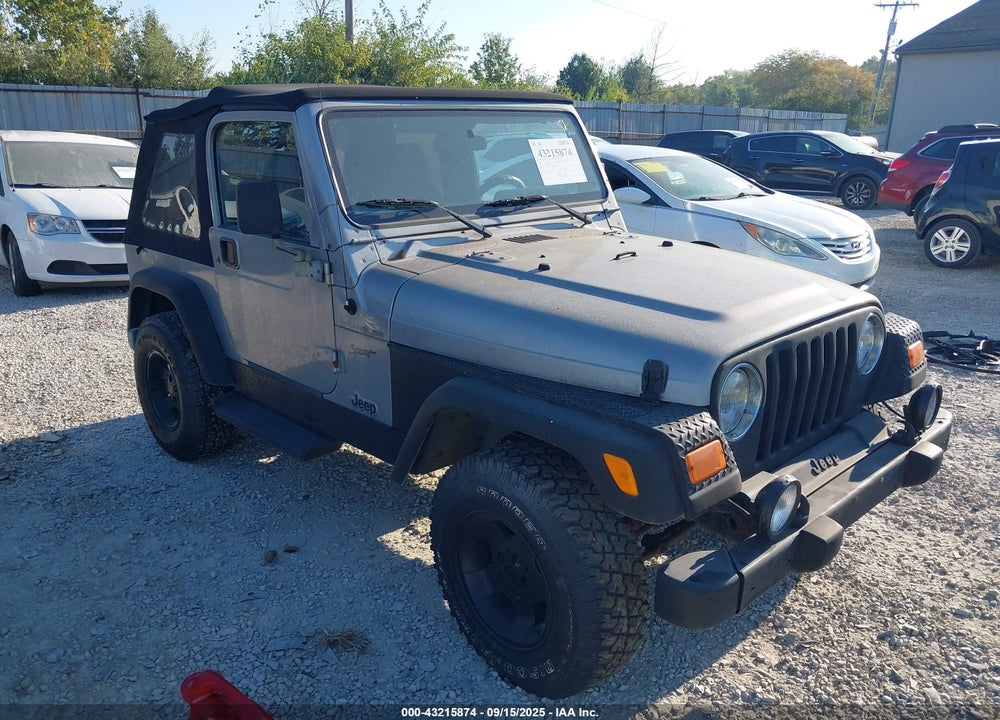 2002 JEEP WRANGLER SPORT VIN: 1J4FA49S62P704565