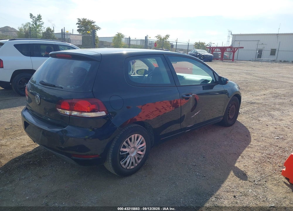 2012 VOLKSWAGEN GOLF VIN: WVWBB7AJ5CW111986