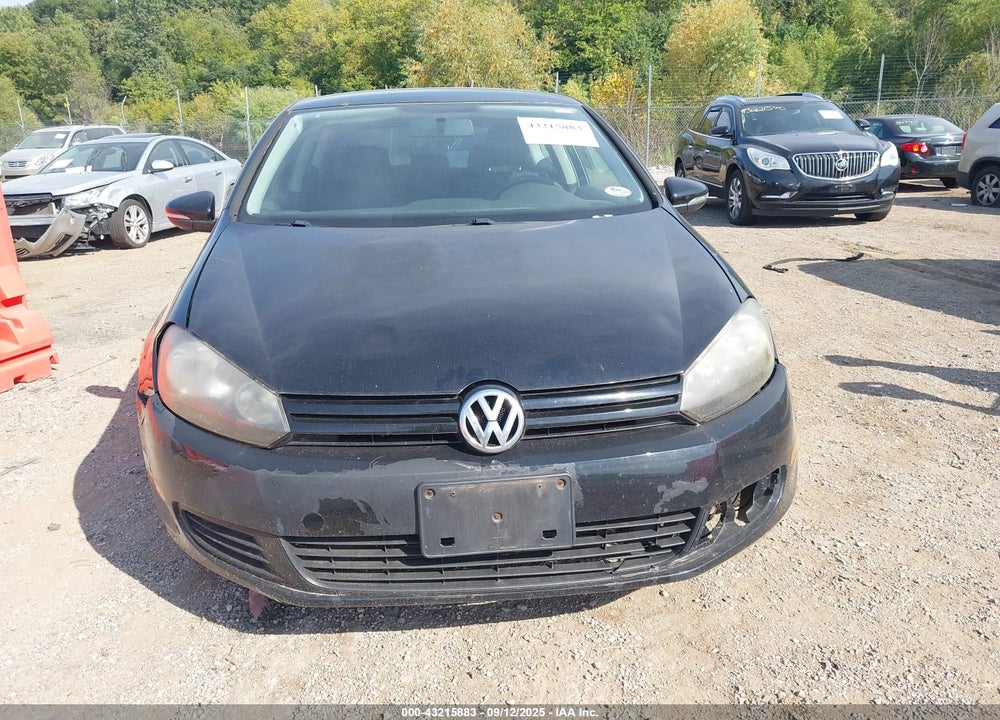 2012 VOLKSWAGEN GOLF VIN: WVWBB7AJ5CW111986
