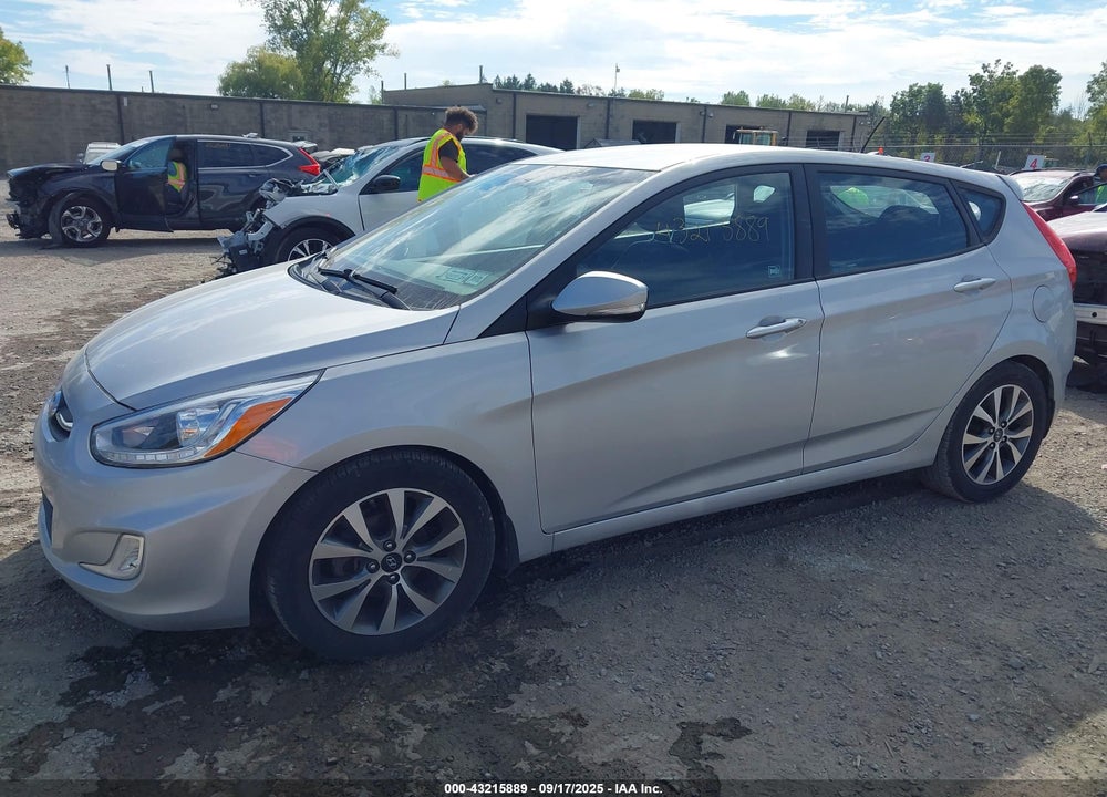 2017 HYUNDAI ACCENT VIN: KMHCU5AE1HU333493