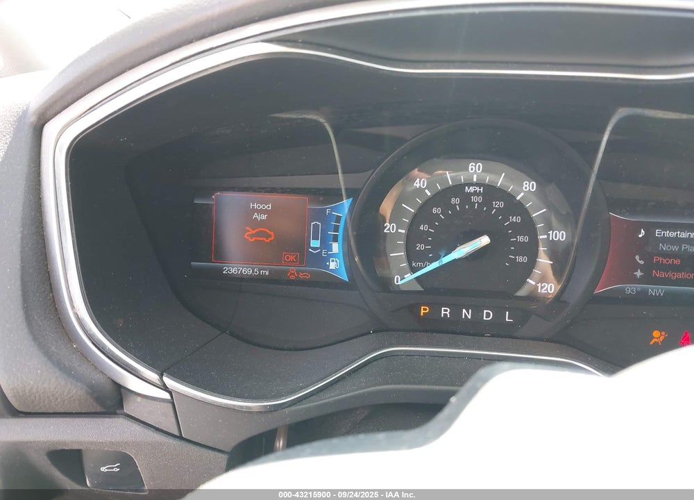 2013 FORD FUSION HYBRID VIN: 3FA6P0LU9DR361940