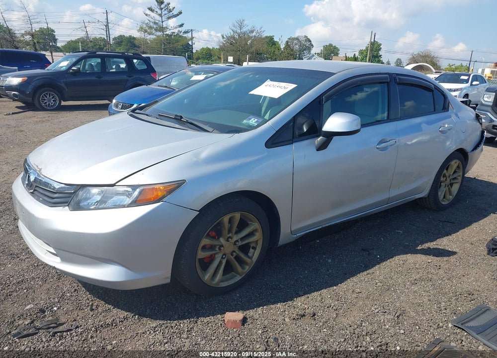 2012 HONDA CIVIC LX VIN: 2HGFB2F52CH599018