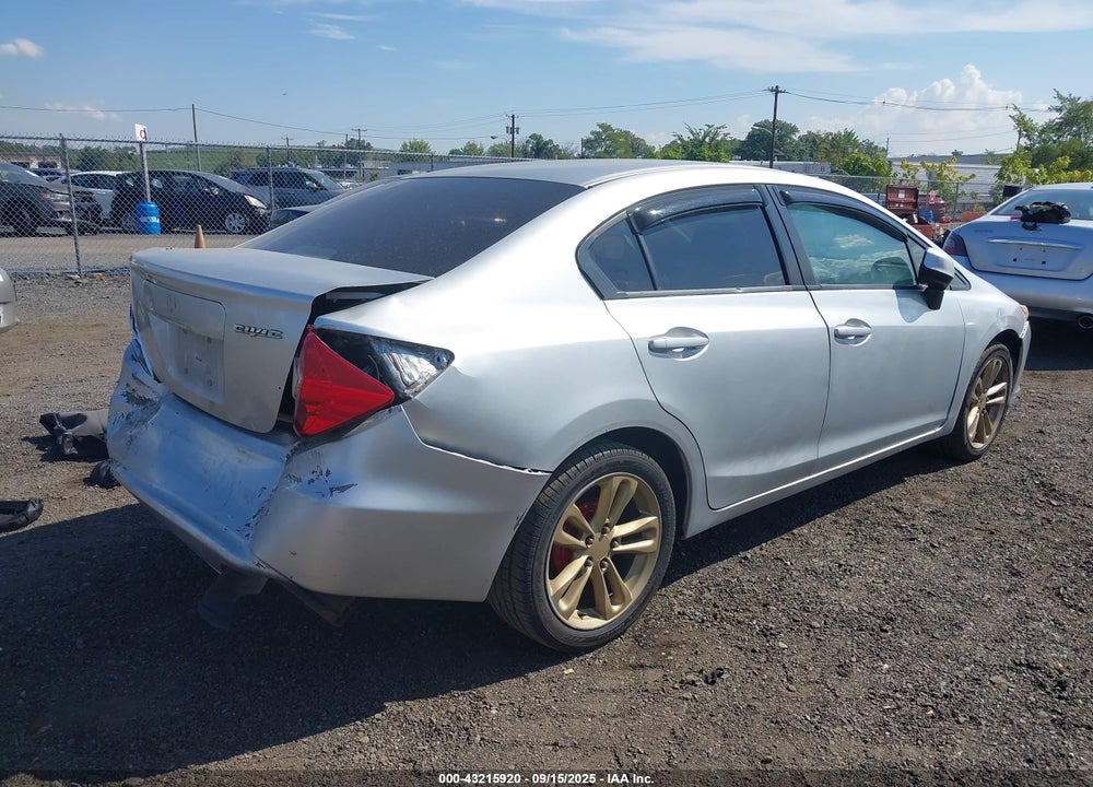 2012 HONDA CIVIC LX VIN: 2HGFB2F52CH599018