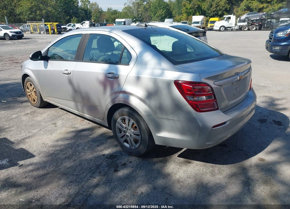 2017 CHEVROLET SONIC VIN: 1G1JB5SG5H4174777