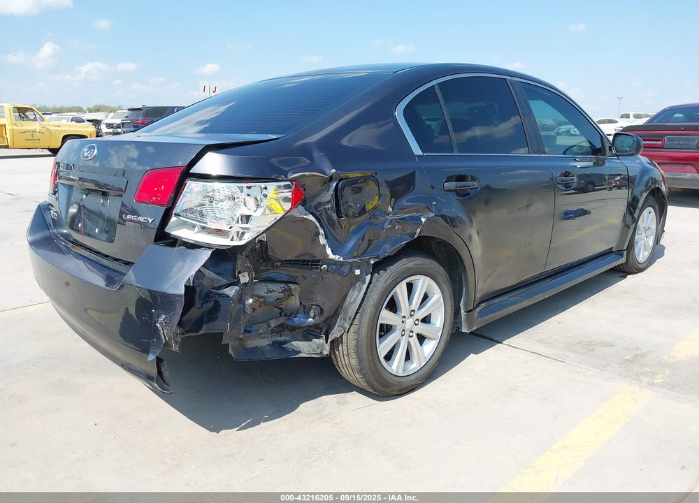 2011 SUBARU LEGACY 2.5I PREMIUM VIN: 4S3BMCG65B3255222