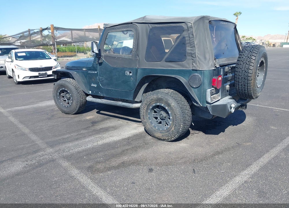 1999 JEEP WRANGLER SE VIN: 1J4FY29P7XP412247