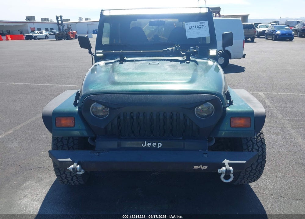 1999 JEEP WRANGLER SE VIN: 1J4FY29P7XP412247