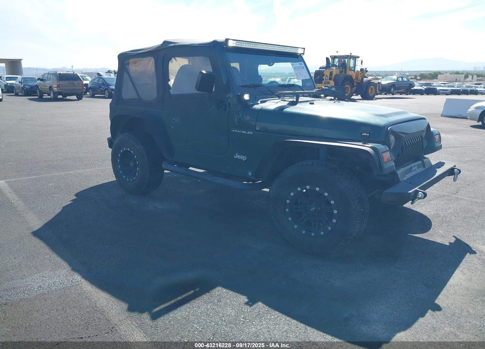 1999 JEEP WRANGLER SE VIN: 1J4FY29P7XP412247