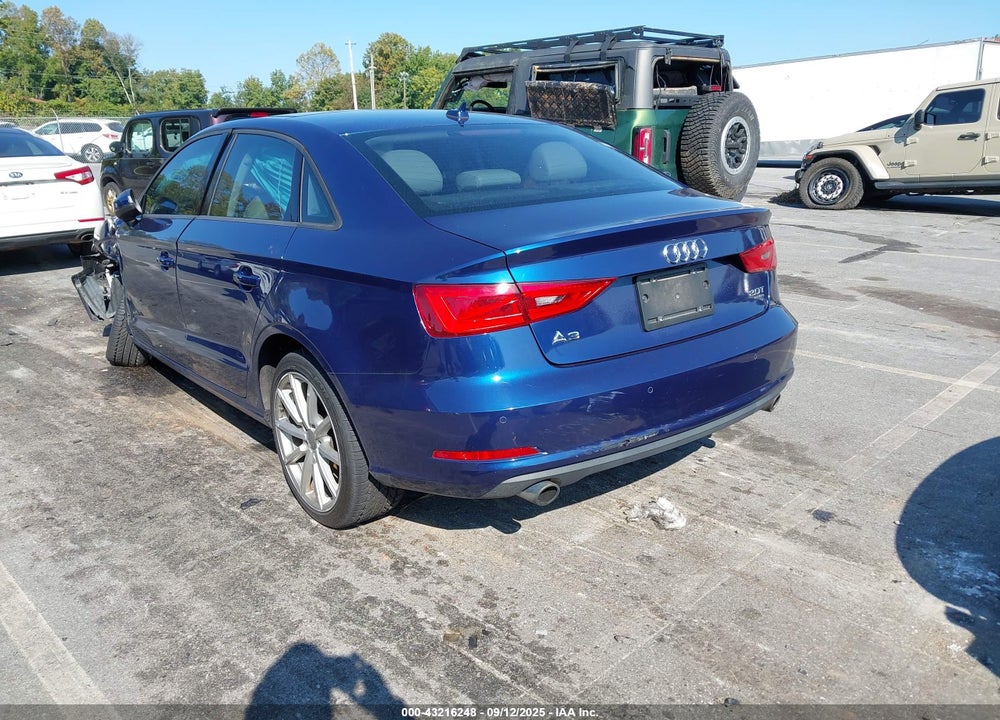 2016 AUDI A3 2.0T PREMIUM VIN: WAUB8GFF8G1027471