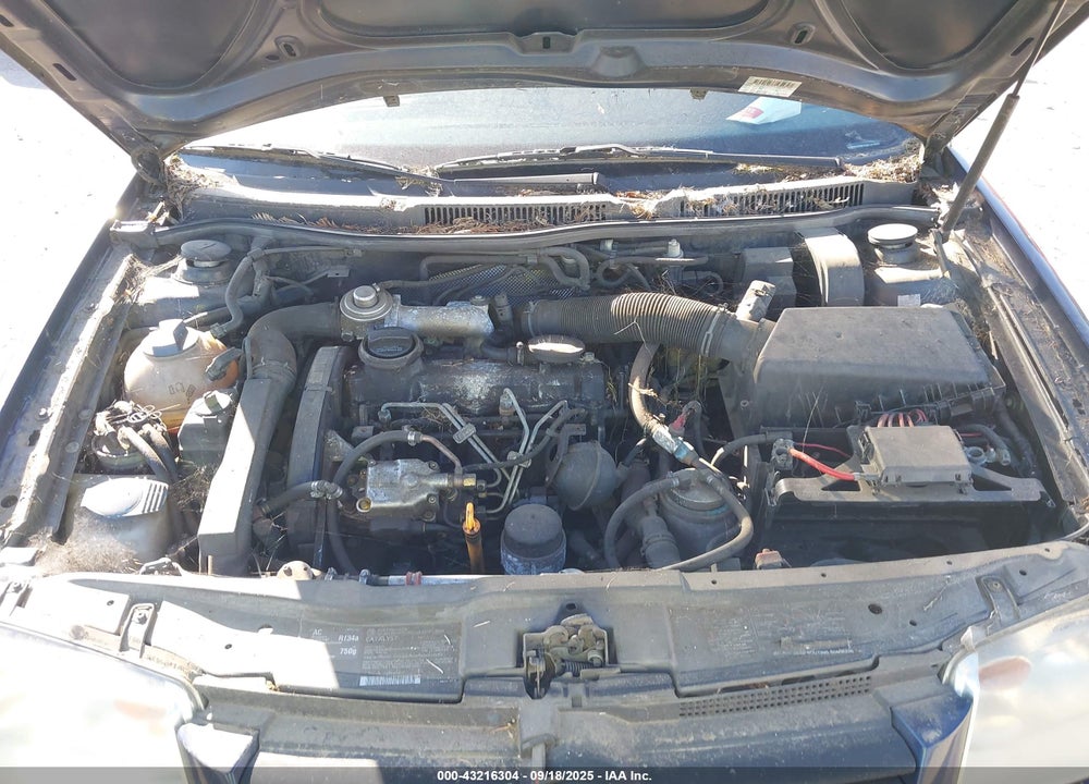 2003 VOLKSWAGEN JETTA GL TDI VIN: 3VWRP69M73M197839