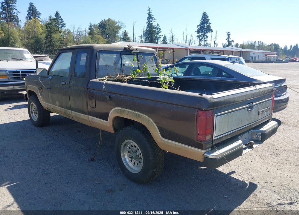 1987 FORD RANGER SUPER CAB VIN: 1FTCR15T3HPB19207