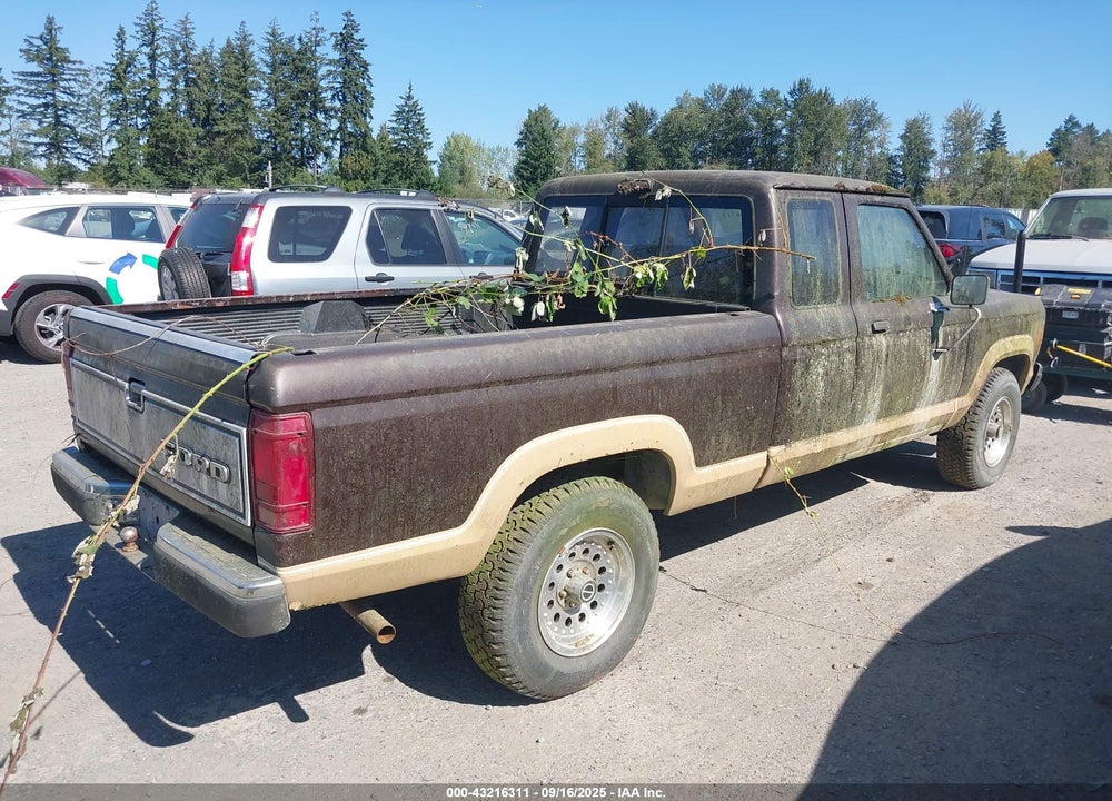 1987 FORD RANGER SUPER CAB VIN: 1FTCR15T3HPB19207
