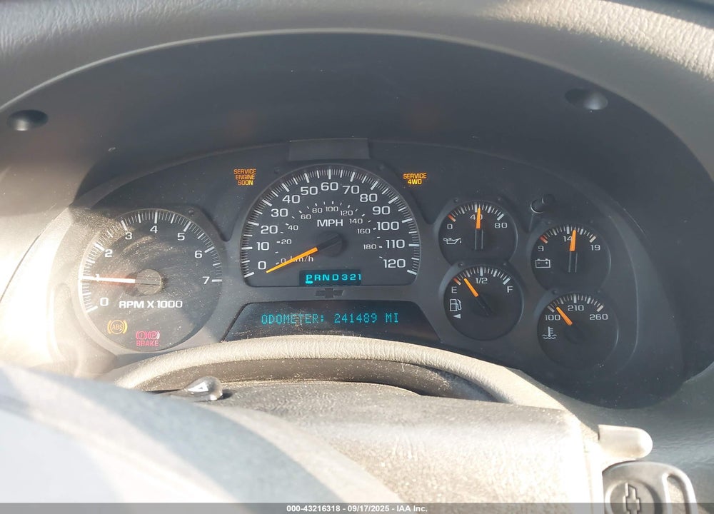 2003 CHEVROLET TRAILBLAZER LTZ VIN: 1GNDT13S932272865