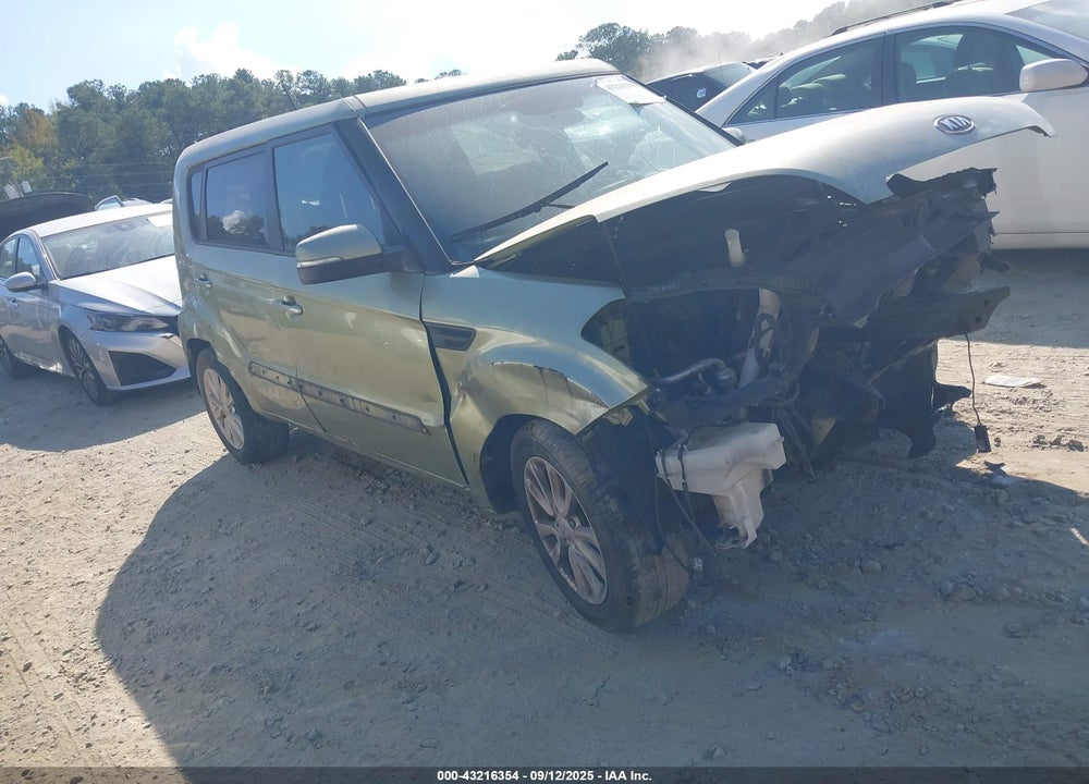 2012 KIA SOUL + VIN: KNDJT2A62C7407307