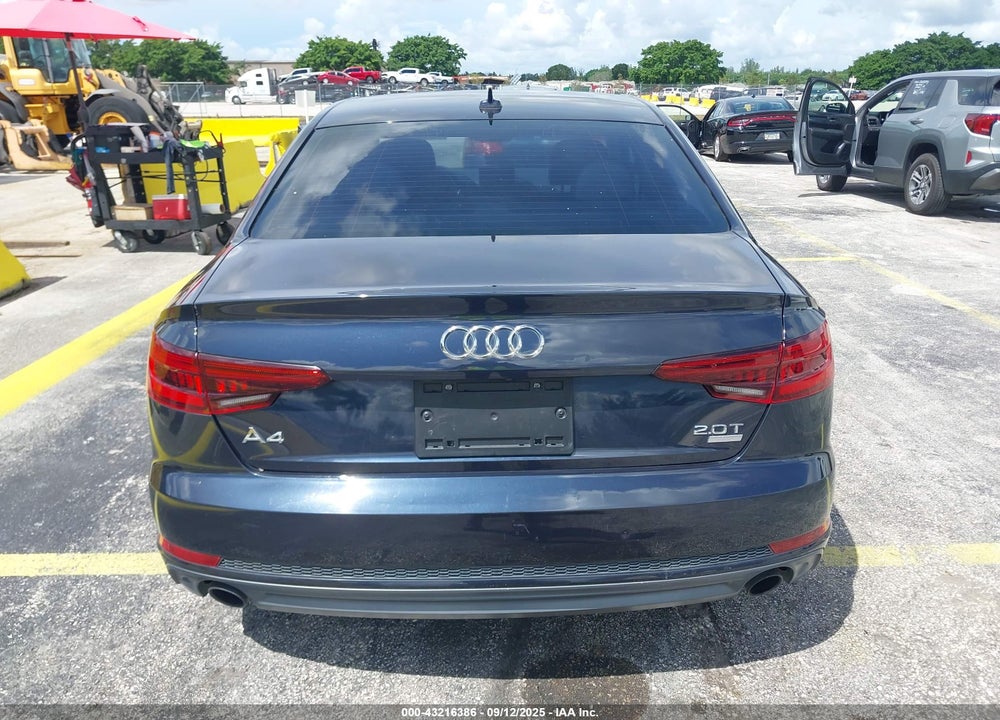 2018 AUDI A4 VIN: WAUKMAF42JN003058