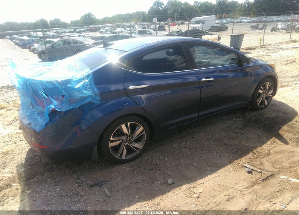 2015 HYUNDAI ELANTRA LIMITED VIN: 5NPDH4AE0FH576758