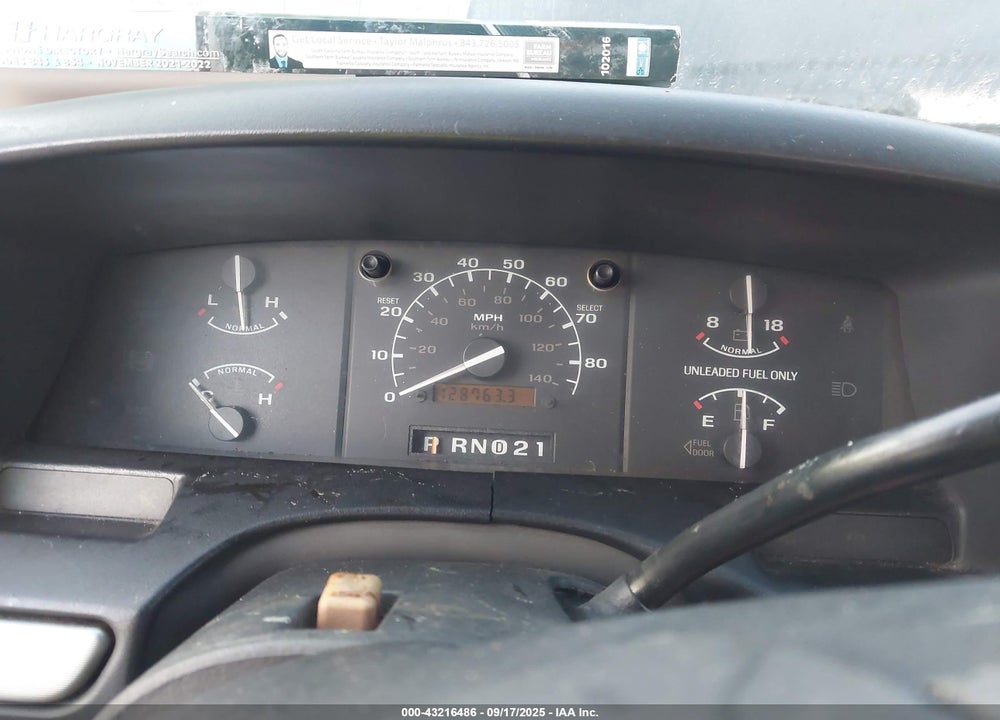 1995 FORD F150 VIN: 1FTEF14N8SNB53991