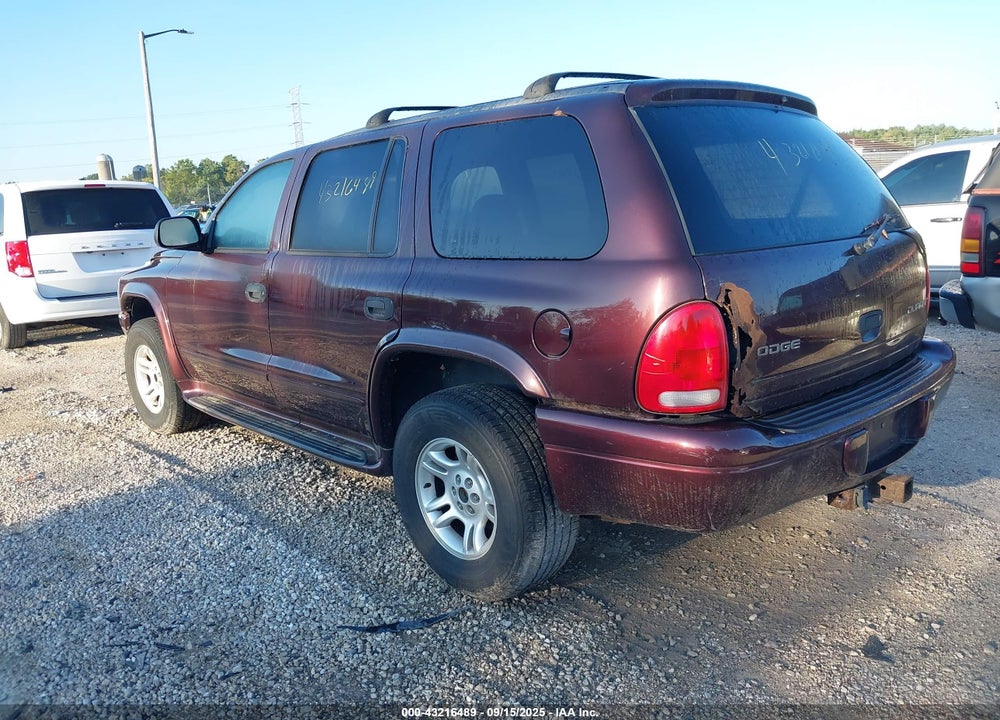 2003 DODGE DURANGO SLT PLUS VIN: 1D4HS58N93F588401