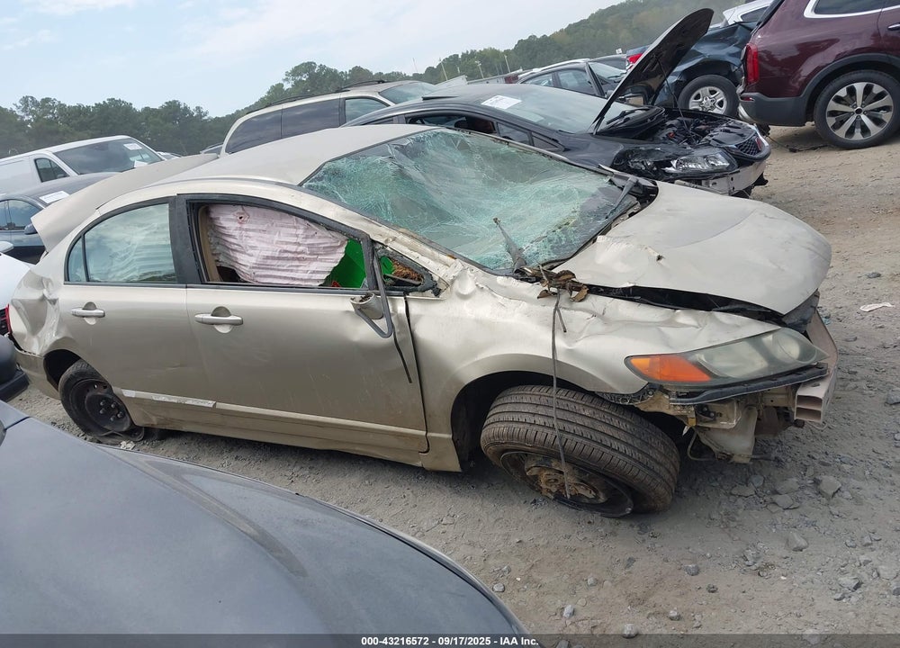 2008 HONDA CIVIC LX VIN: 1HGFA16508L087006
