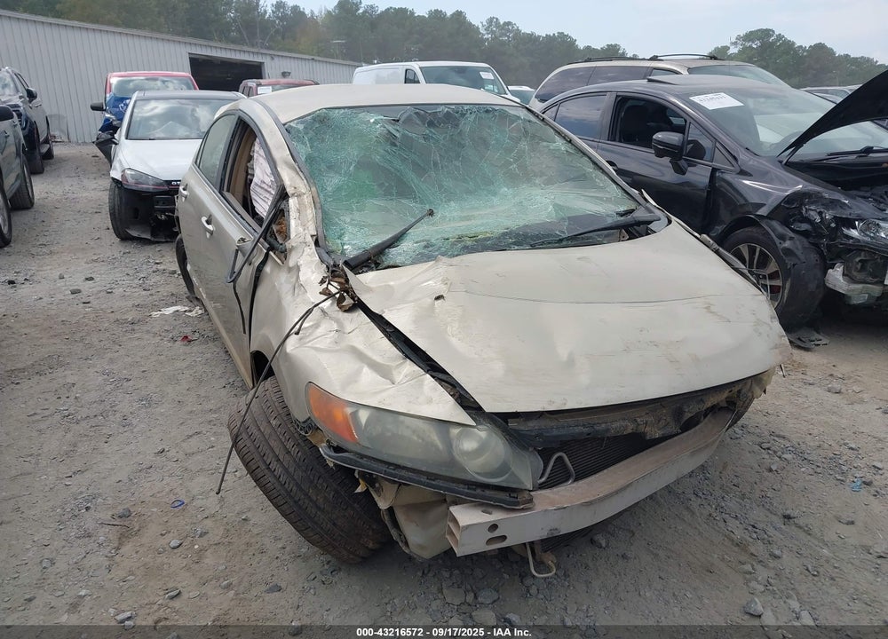 2008 HONDA CIVIC LX VIN: 1HGFA16508L087006