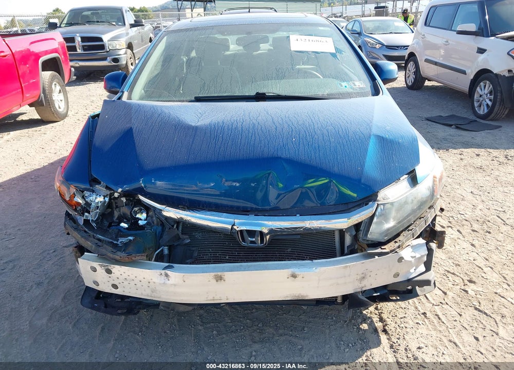 2012 HONDA CIVIC VIN: 2HGFB2F85CH537770