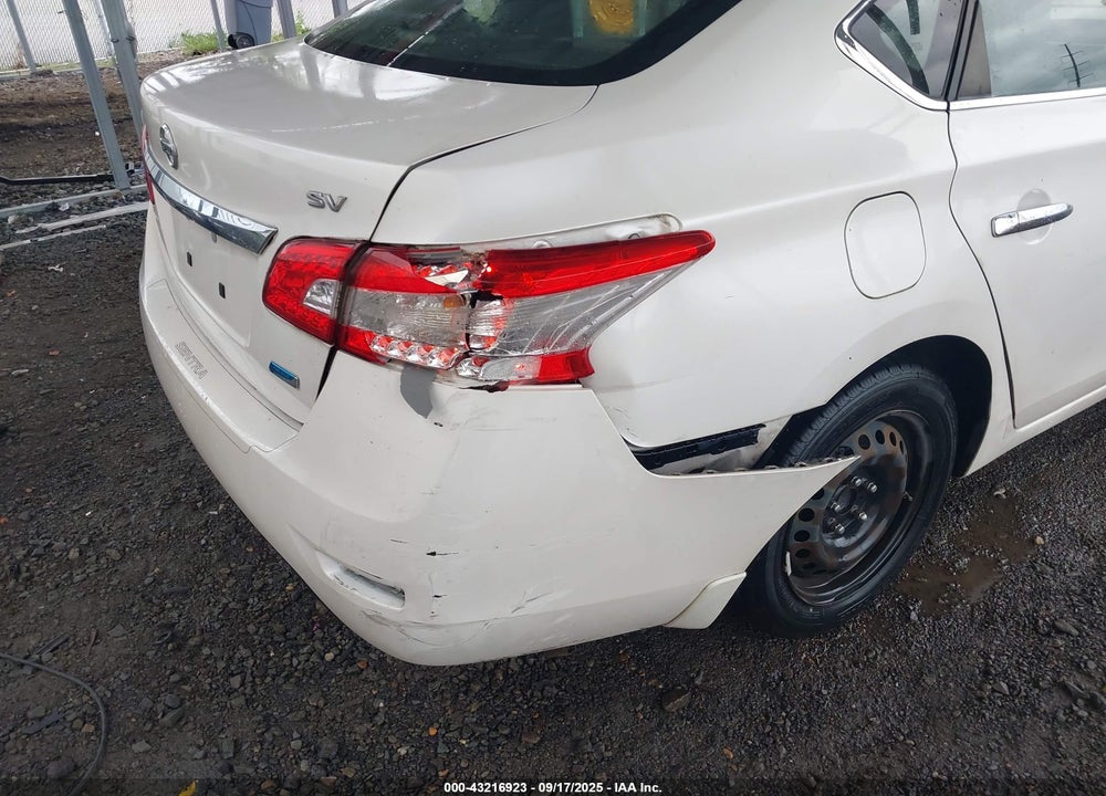 2013 NISSAN SENTRA SV VIN: 3N1AB7AP9DL666000