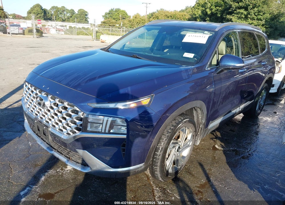2021 HYUNDAI SANTA FE VIN: 5NMS64AJ6MH351233