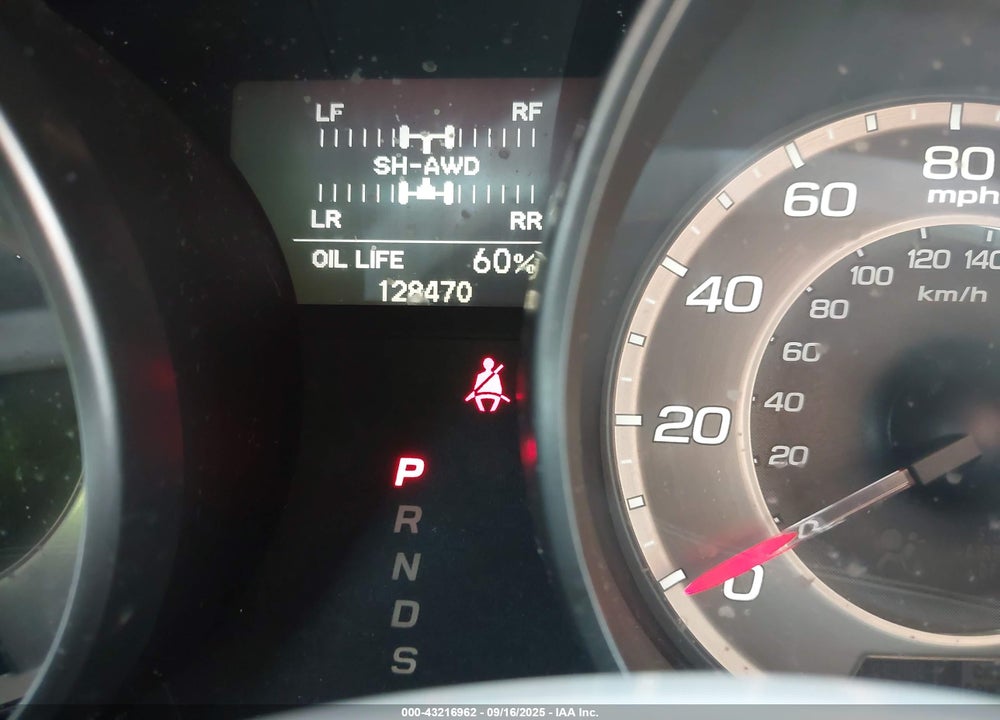 2011 ACURA MDX VIN: 2HNYD2H68BH508379