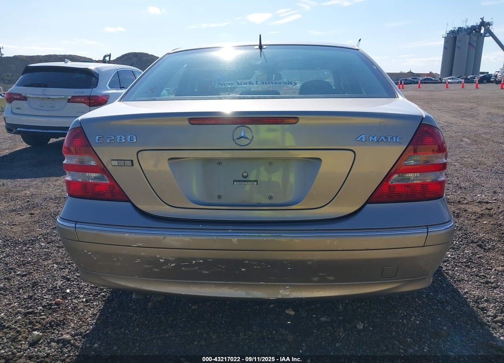2006 MERCEDES-BENZ C CLASS VIN: WDBRF92H36F767441