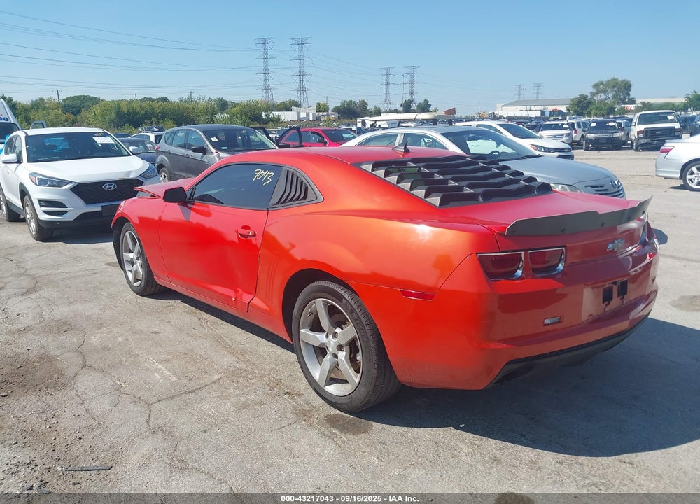 2012 CHEVROLET CAMARO 2LS VIN: 2G1FA1E32C9111409