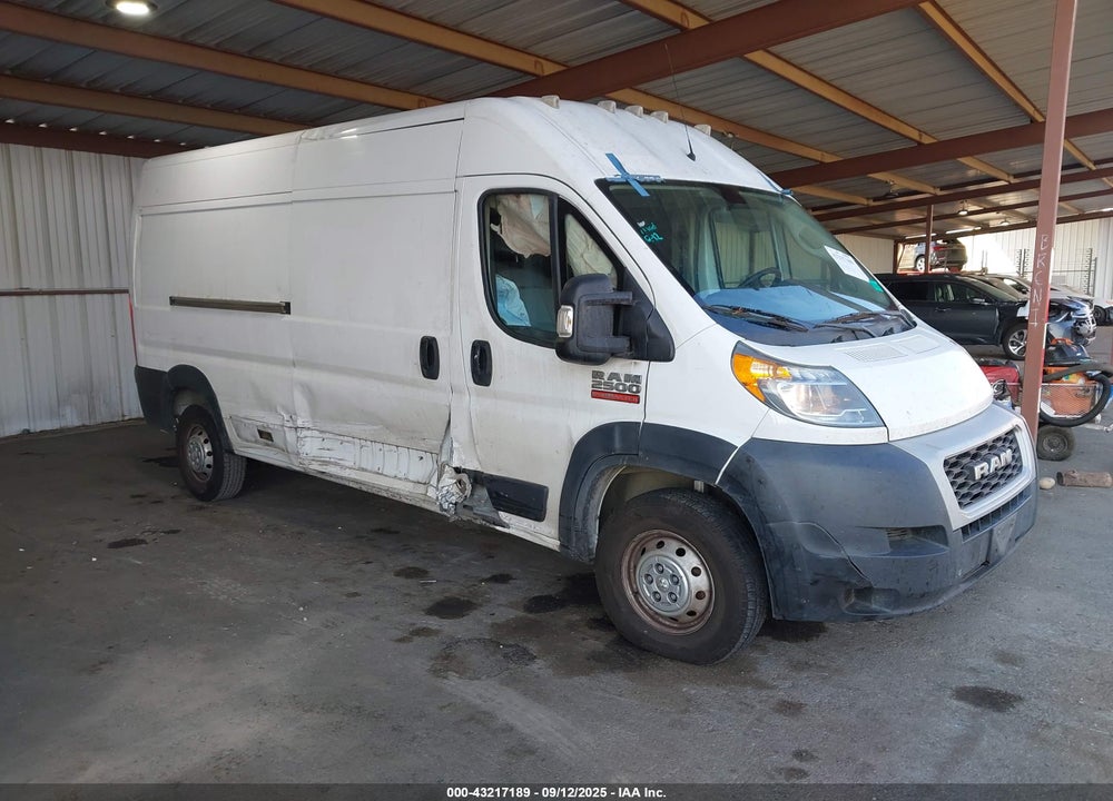 2019 RAM PROMASTER 2500 VIN: 3C6TRVDG5KE502351