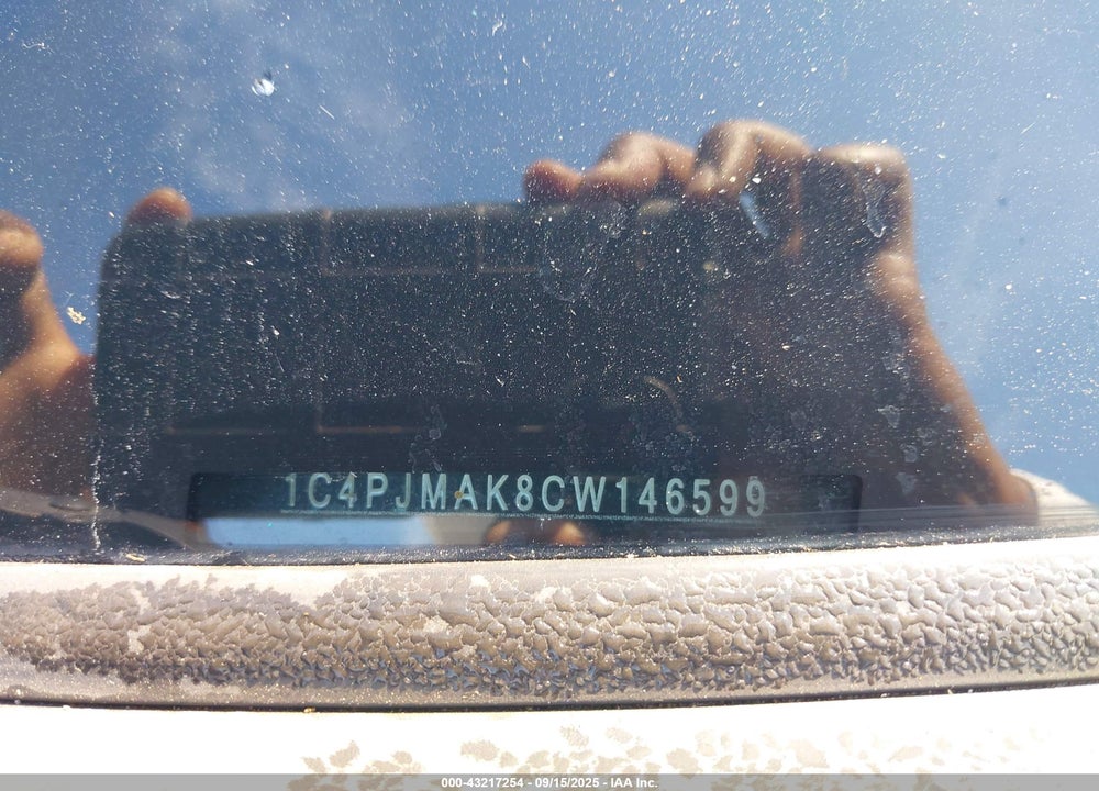 2012 JEEP LIBERTY VIN: 1C4PJMAK8CW146599