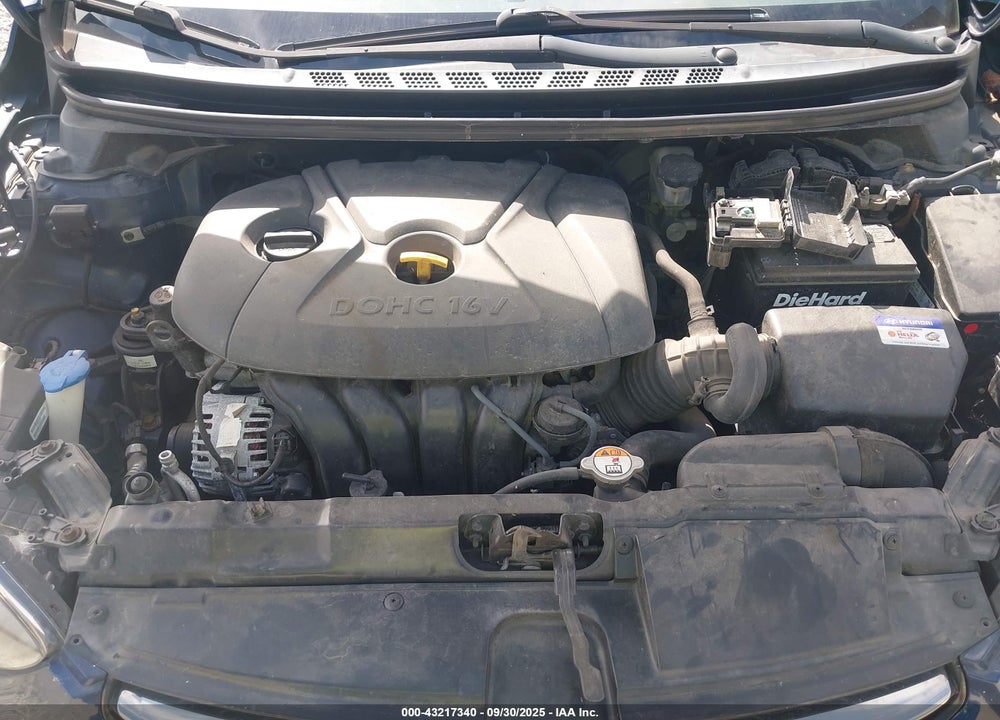2013 HYUNDAI ELANTRA VIN: KMHDH4AE2DU875733