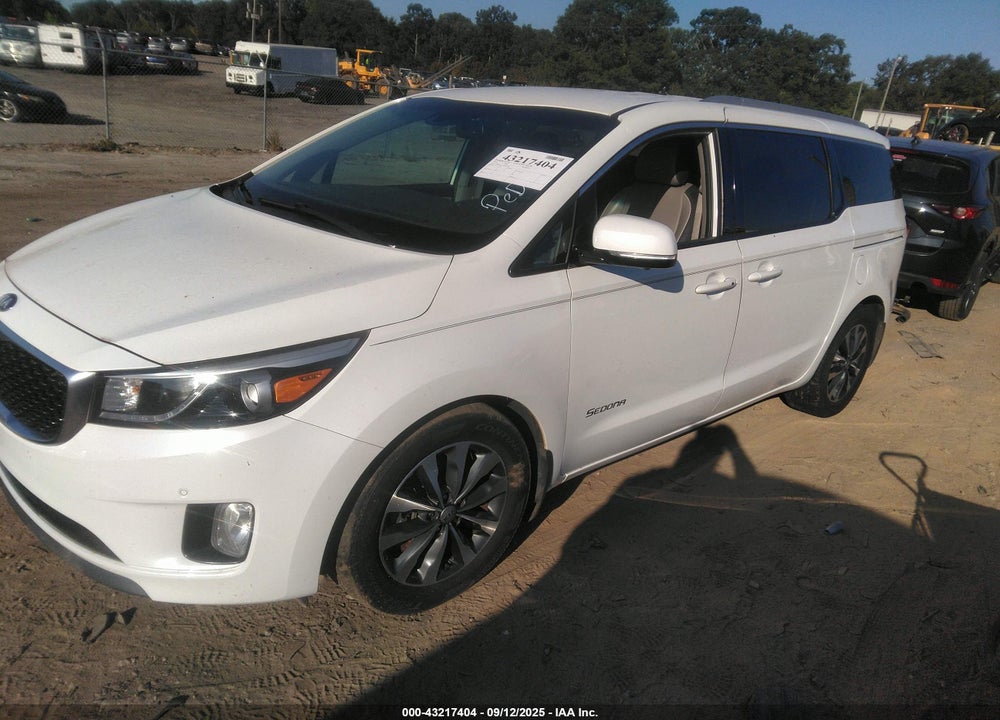 2016 KIA SEDONA SX VIN: KNDMC5C17G6108391
