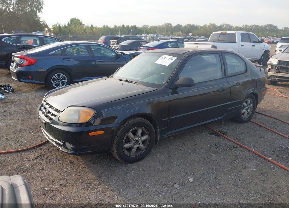 2005 HYUNDAI ACCENT GLS/GT VIN: KMHCG35CX5U332441