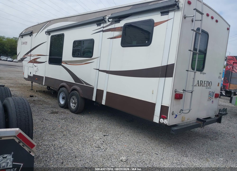 2013 KEYSTONE 5TH WHEEL TRAVEL TRAILER VIN: 4YDF33527DE602767