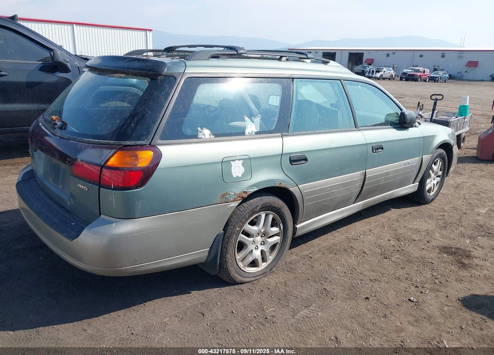 2004 SUBARU OUTBACK VIN: 4S3BH675547623939