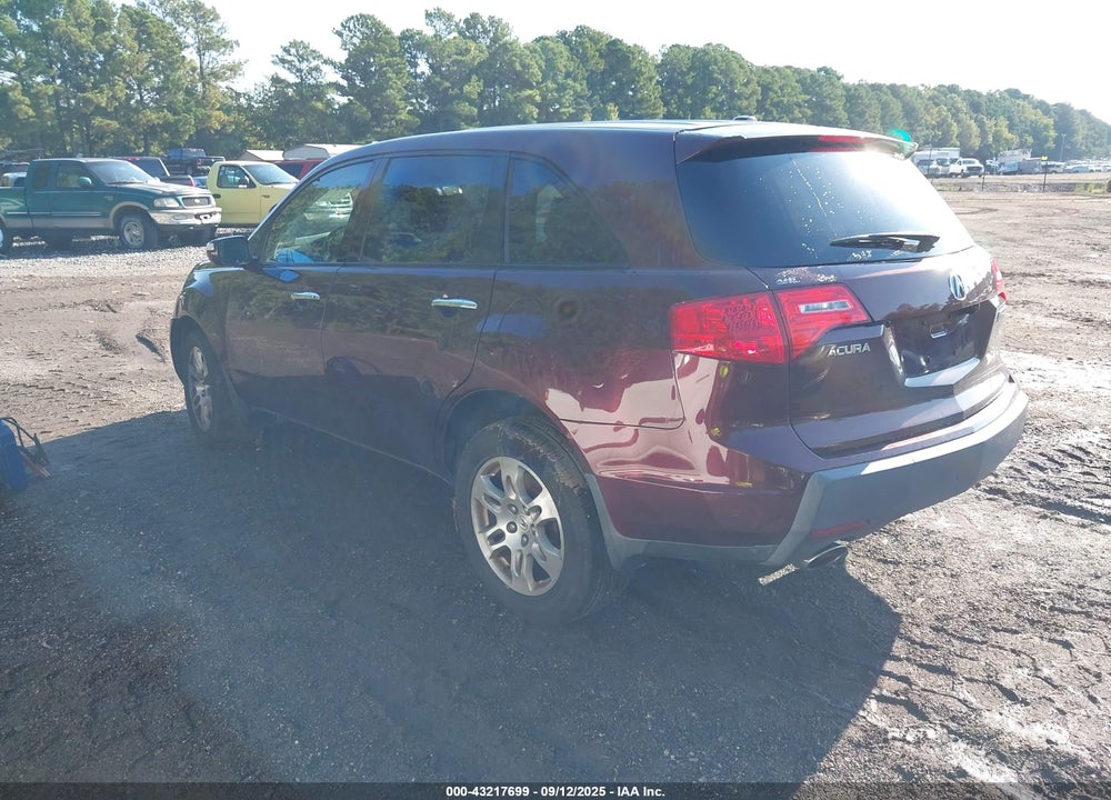 2008 ACURA MDX TECHNOLOGY PACKAGE VIN: 2HNYD28658H552736