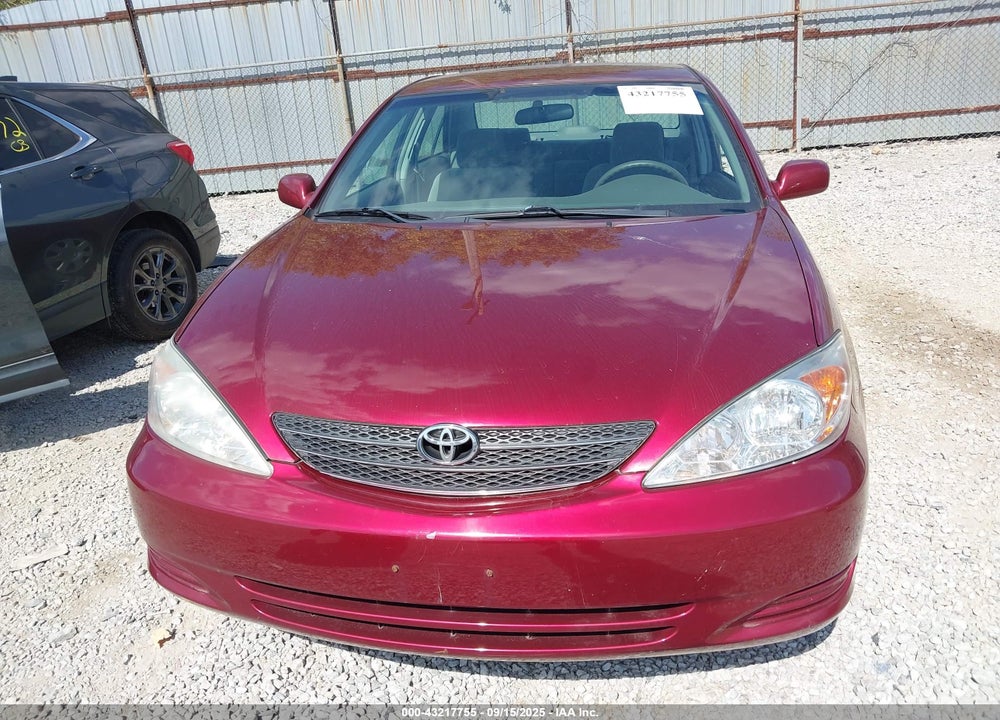 2002 TOYOTA CAMRY LE VIN: 4T1BE32KX2U041723