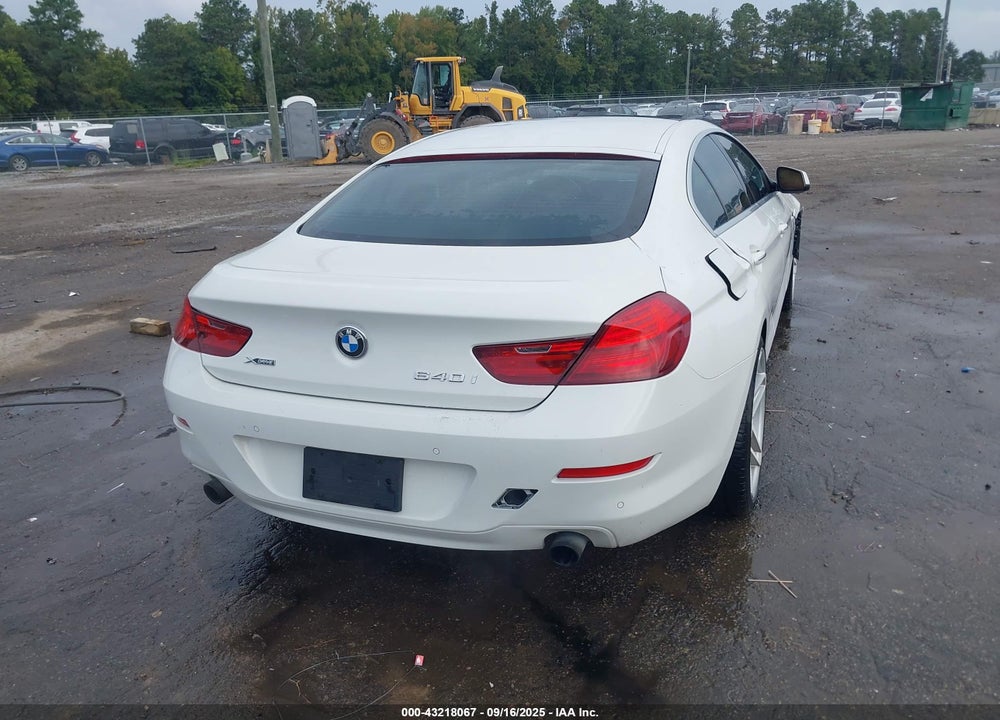 2014 BMW 640I GRAN COUPE XDRIVE VIN: WBA6B8C52ED452944