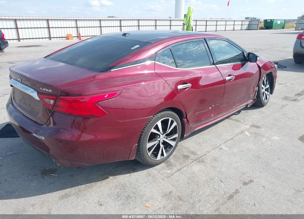 2018 NISSAN MAXIMA VIN: 1N4AA6AP1JC405273
