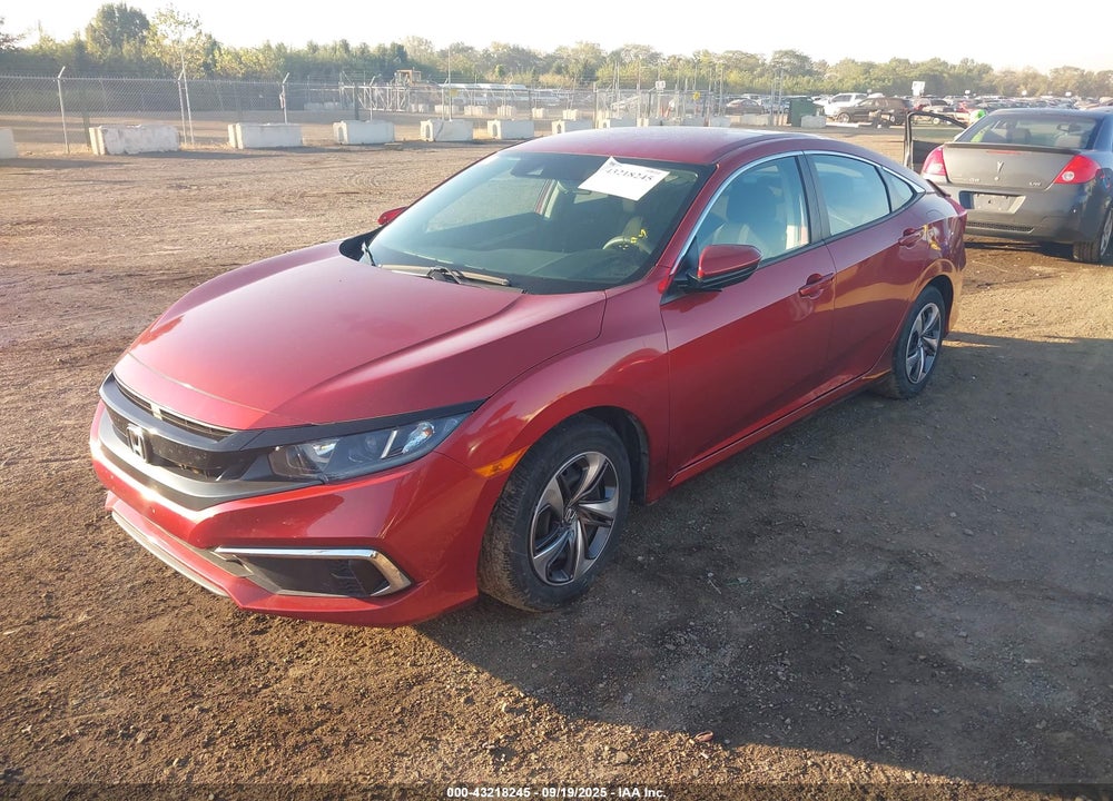 2020 HONDA CIVIC VIN: 2HGFC2F63LH543370