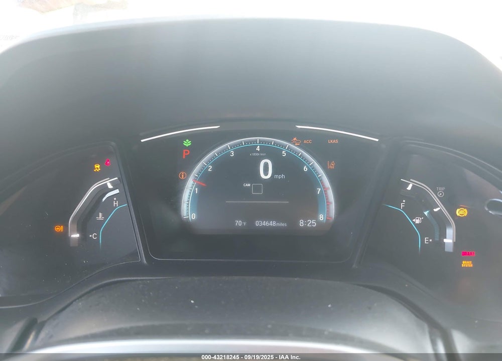 2020 HONDA CIVIC VIN: 2HGFC2F63LH543370