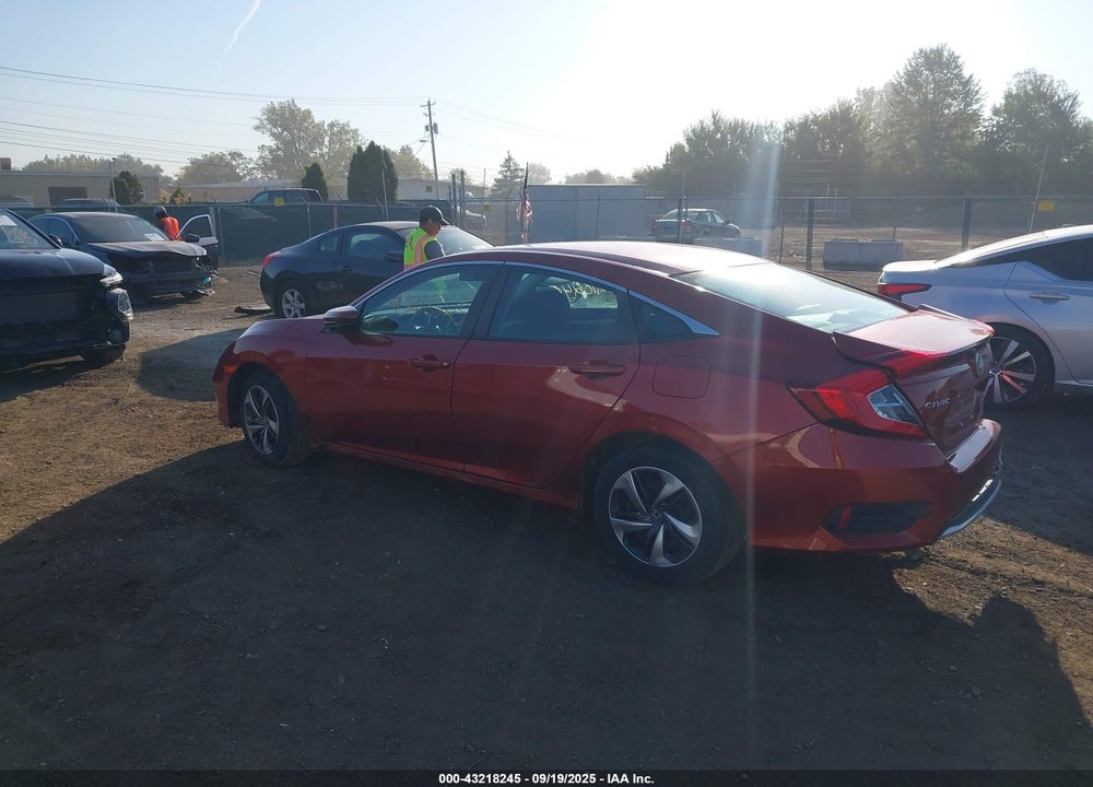 2020 HONDA CIVIC VIN: 2HGFC2F63LH543370