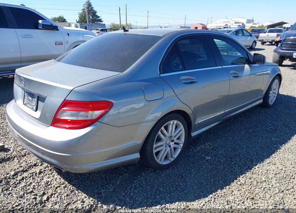 2009 MERCEDES-BENZ C CLASS VIN: WDDGF54X19R060532